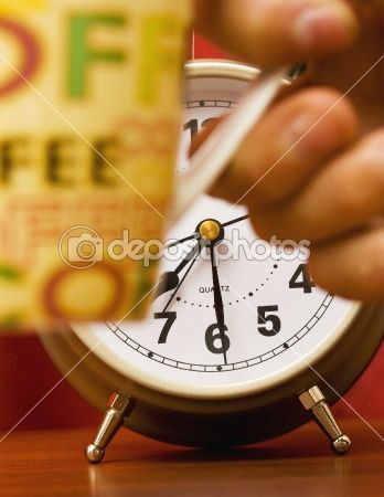 getting up early